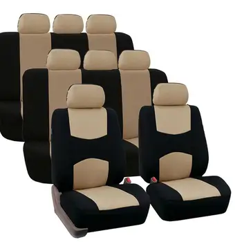 14pcs Auto Sėdynių užvalkalai Raštas 8 Sėdimos vietos Priekiniai Galiniai Pilnas Komplektas Patogios Sėdynės Pagalvėlės Van Sunkvežimiai