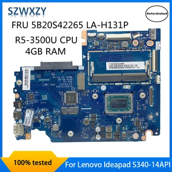 Restauruotas Lenovo Ideapad S340-14API Nešiojamojo kompiuterio pagrindinę Plokštę Su R5-3500U CPU 4 GB RAM FRU 5B20S42265 LA-H131P 100% Testuotas